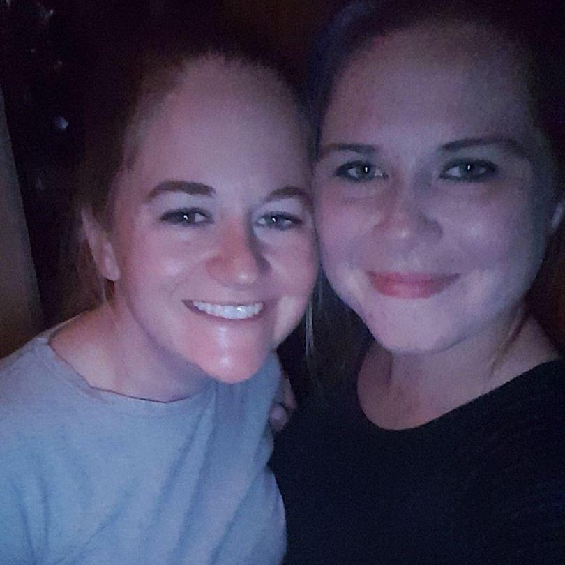 Early in our relationship out on the town.