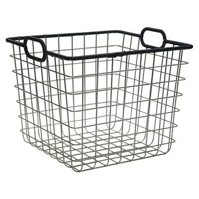 Wire Milk Crate 13" - Black - Room Essentials™