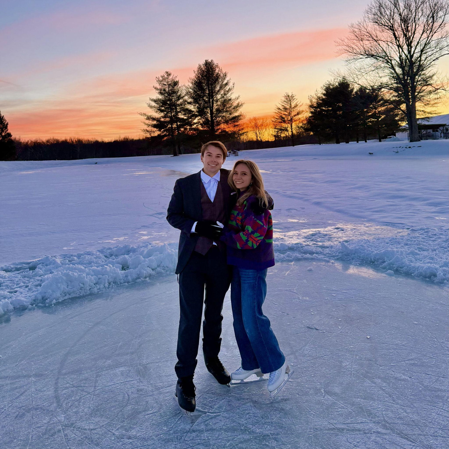 Drawing fresh lines in our own frozen lake.
