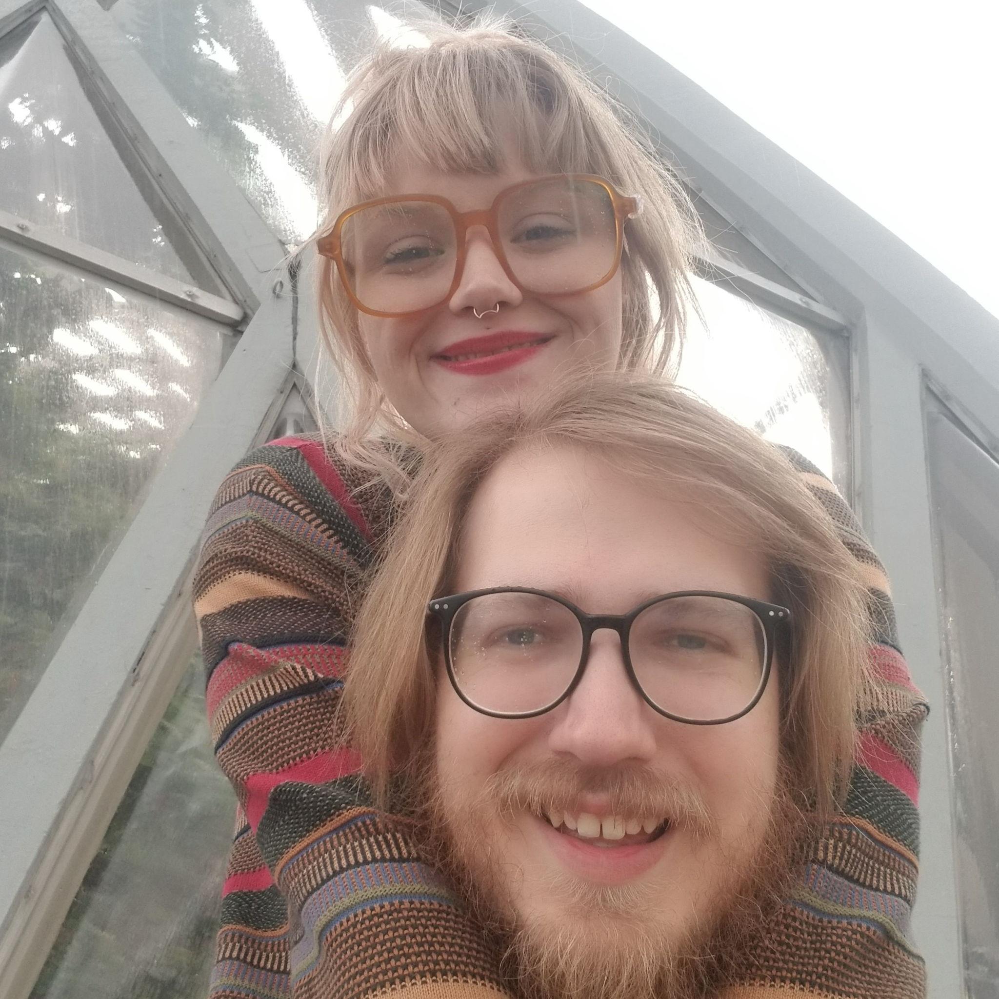 Hanging out at Denver Botanical Garden.