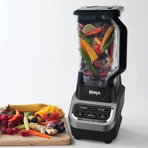 Ninja Professional Blender 1000W, Total Crushing Technology- Smoothies, Ice Crushing & Frozen Fruit, Full-Size Countertop Blender, 72-oz. Pitcher, Black & Grey, BL610