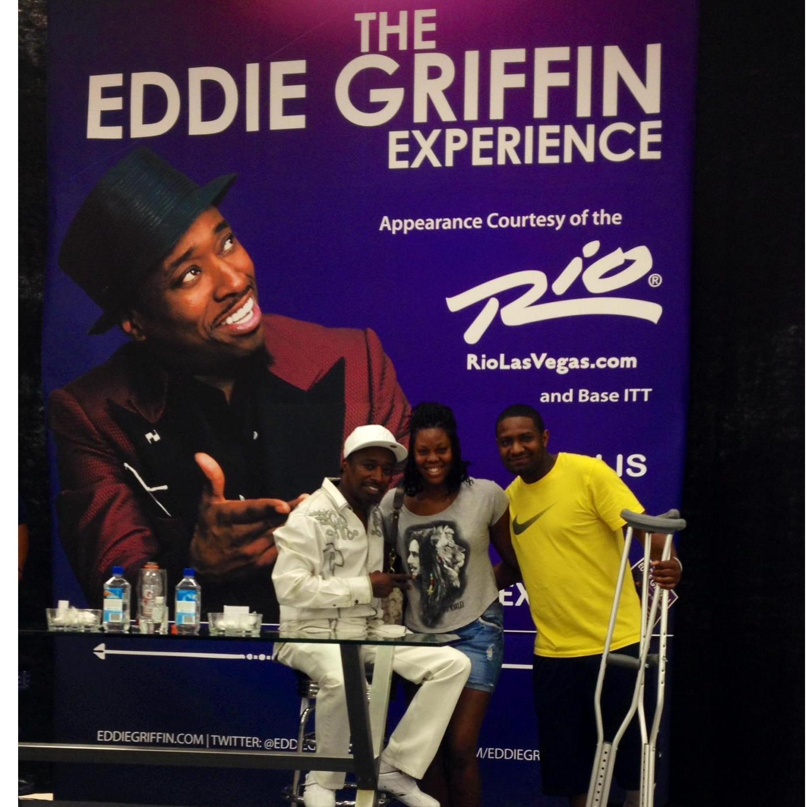 " You did very well,  very well,  [Taylor] ." -Eddie Griffin