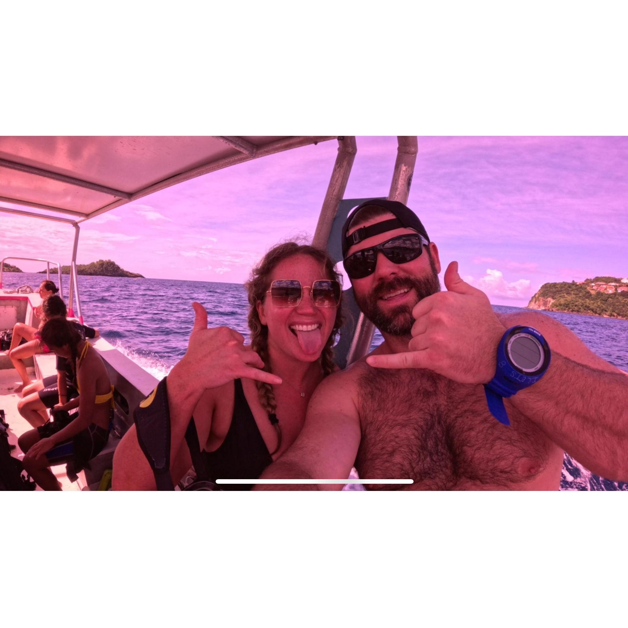 Scubadiving in the French Antilles!