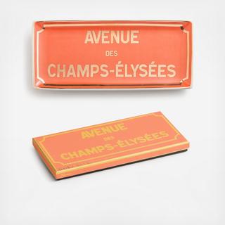 Chez Elle Champs Elysees Trinket Tray