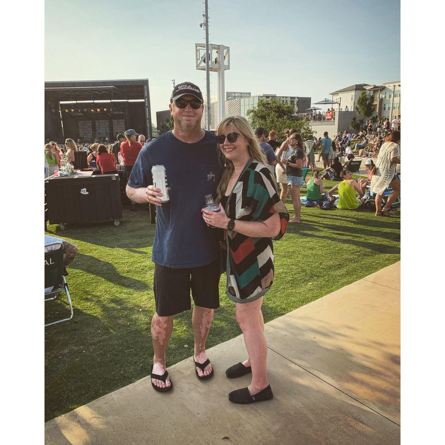 We were so proud to see Hunter's cousin, who plays drums in the band Passafire, preform with Iration and Rebellion in Wilmington at Live Oak!