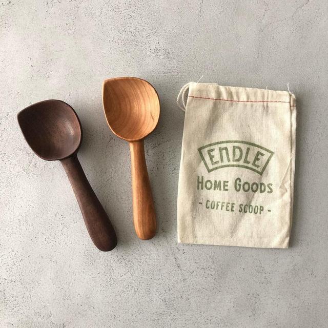Wood Coffee Scoop w/ Handle (Assorted)