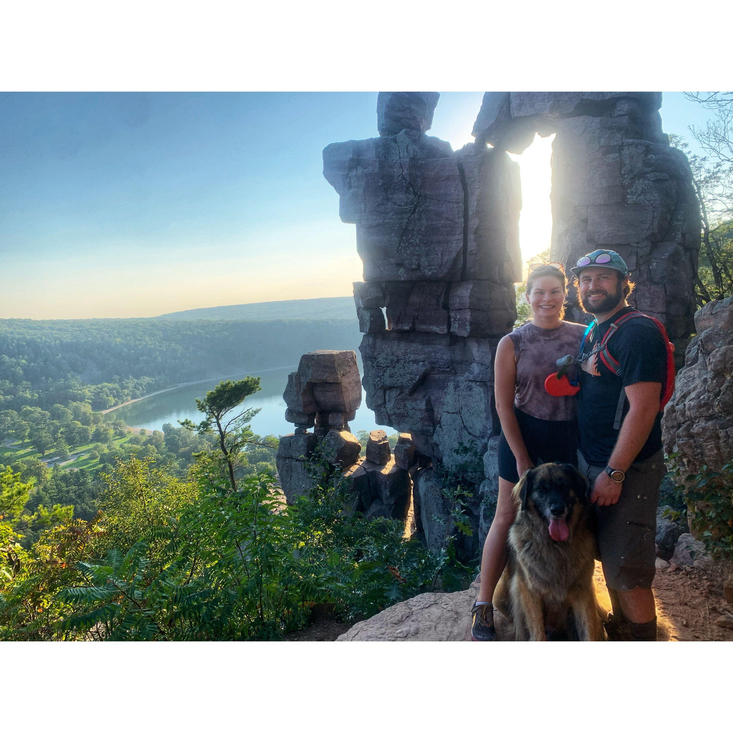 Our first hike in Milwaukee together.