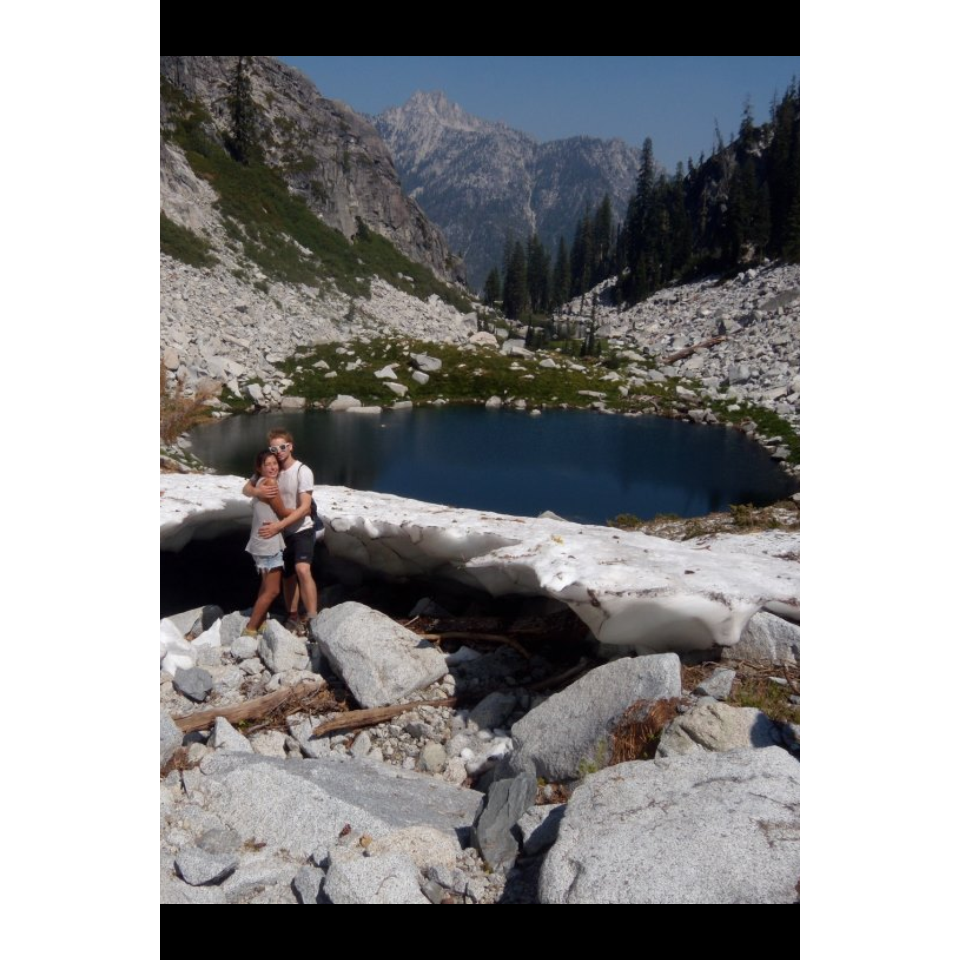 Our first backpacking trip and when Matt said "I love you"