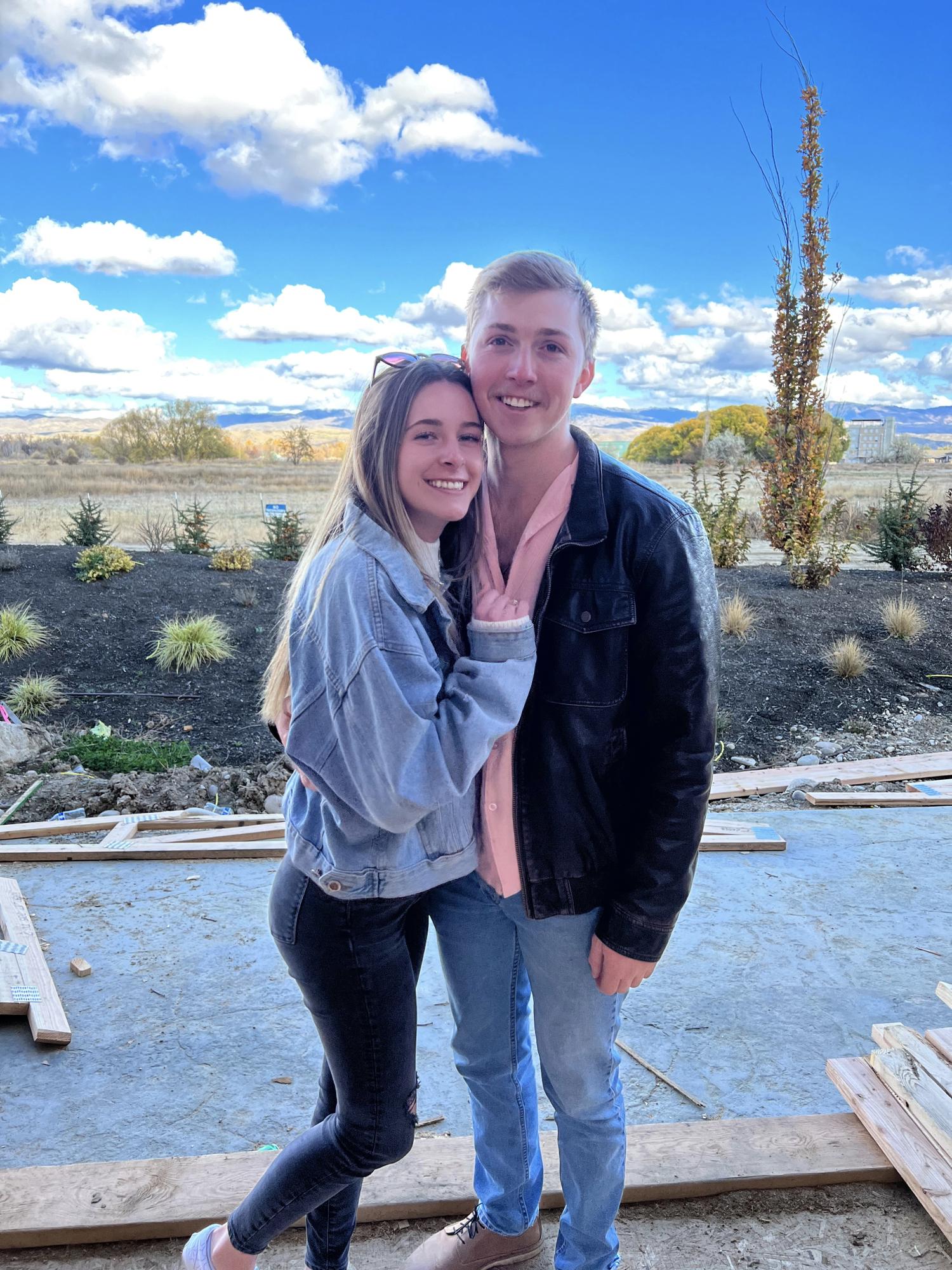 Jack and Tiarra’s first photo together