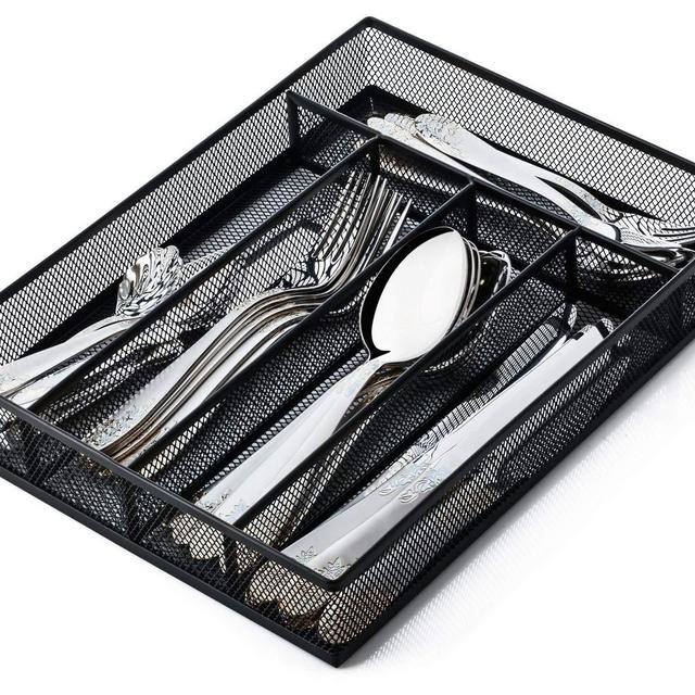 Utensil Drawer Organizer, Cutlery Tray,