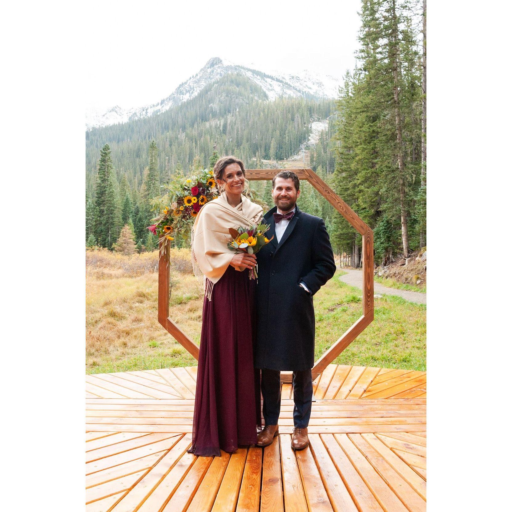 Heather and Thatcher's beautiful wedding! Taos, NM. October 2021.