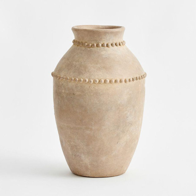 Emilia Ceramic Vase – Brown, Large