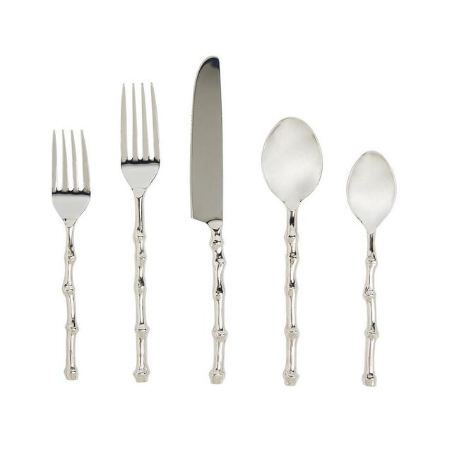 Bamboo Metal Flatware
