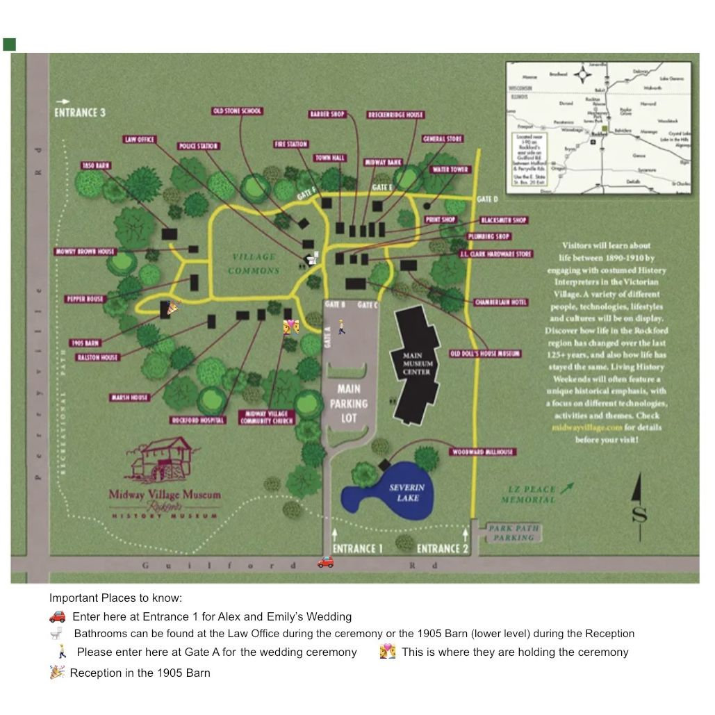 Midway Village Venue Map