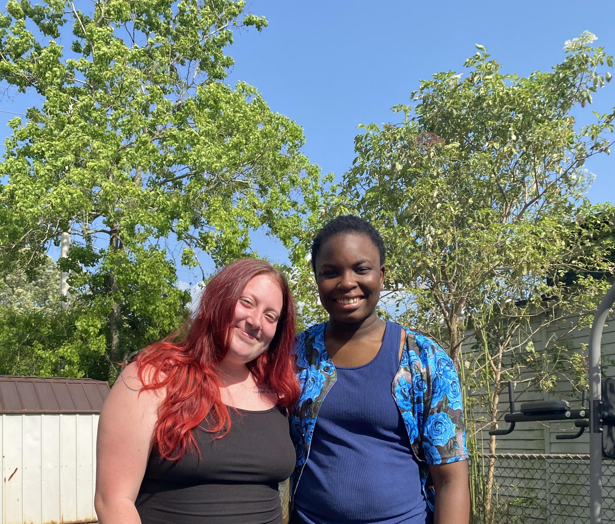 It was hot as hell outside but she's the beautiful girl in the world.