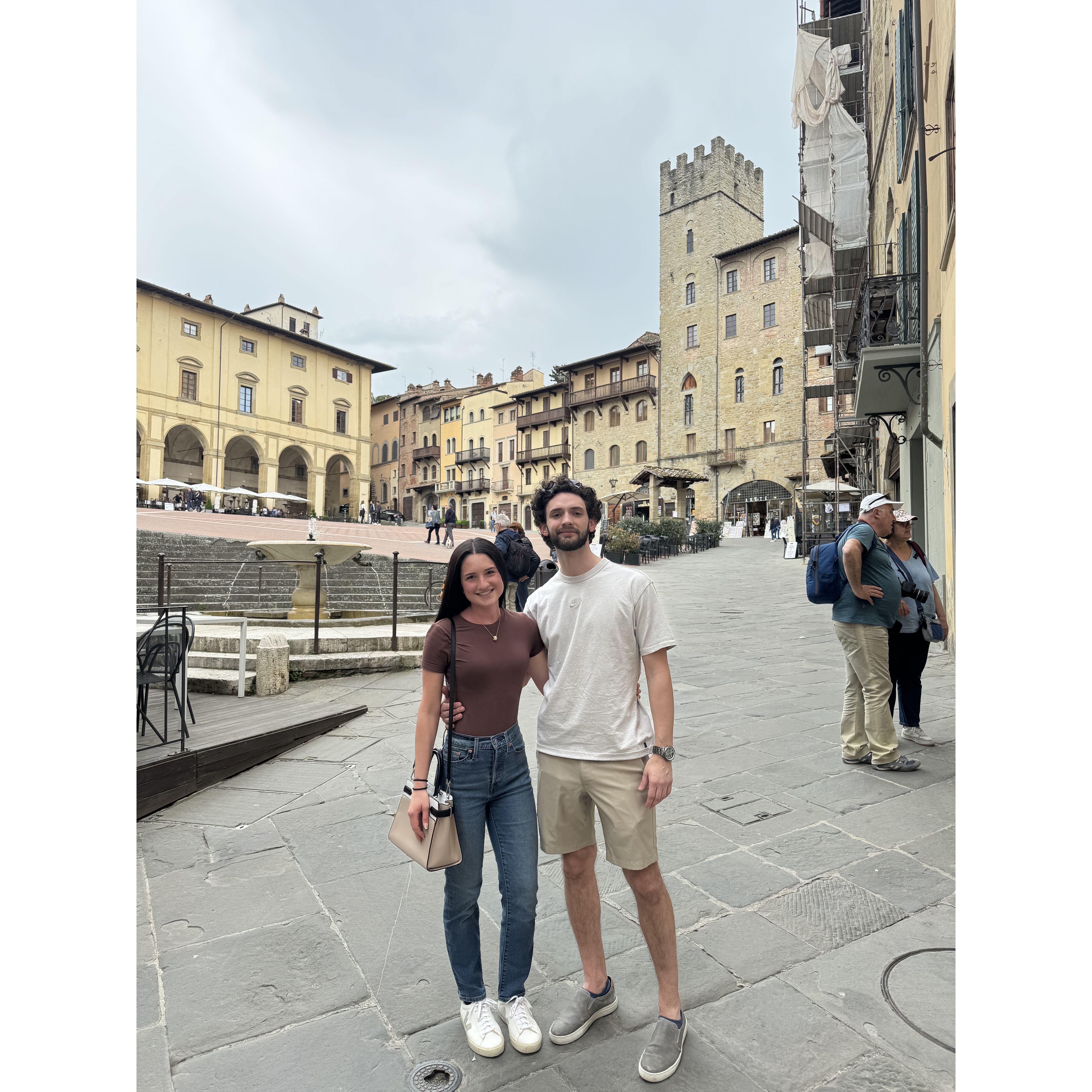 Dante's first day ever in Italy!