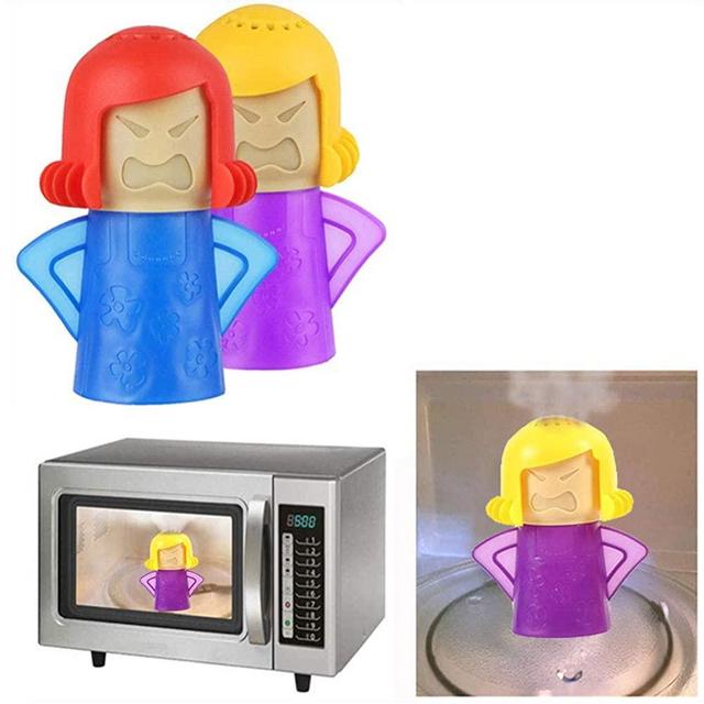 Abnaok Microwave Cleaner, 2 PCS Angry Mama Microwave Cleaner