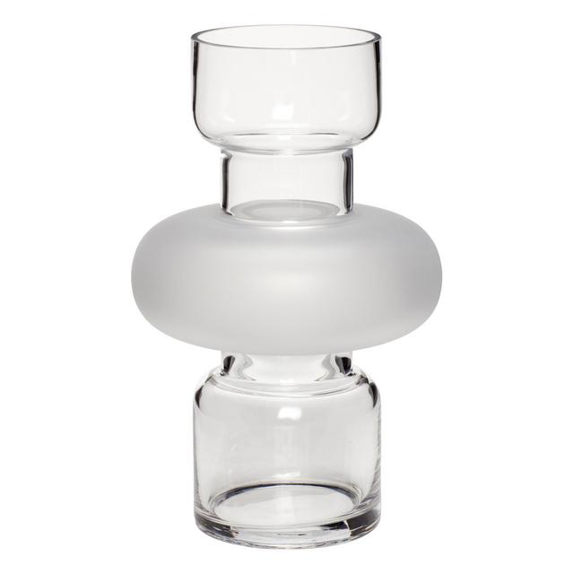 Hübsch Glass Vase Transparent