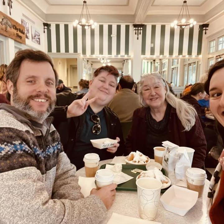 Beignet's with the best at City Park in NOLA (: