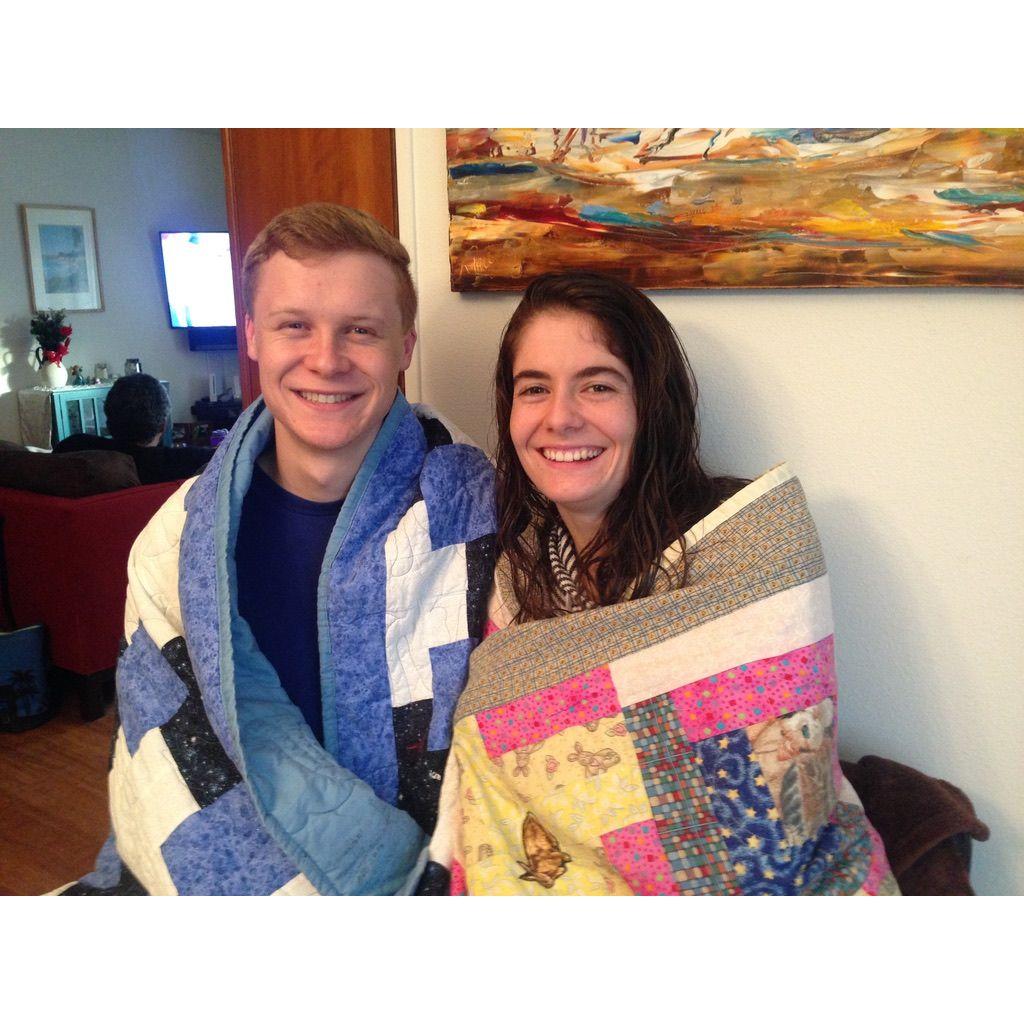 In Grandma quilts