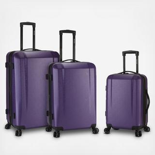 Kensie 3-Piece Expandable Hardside Vertical Luggage Set