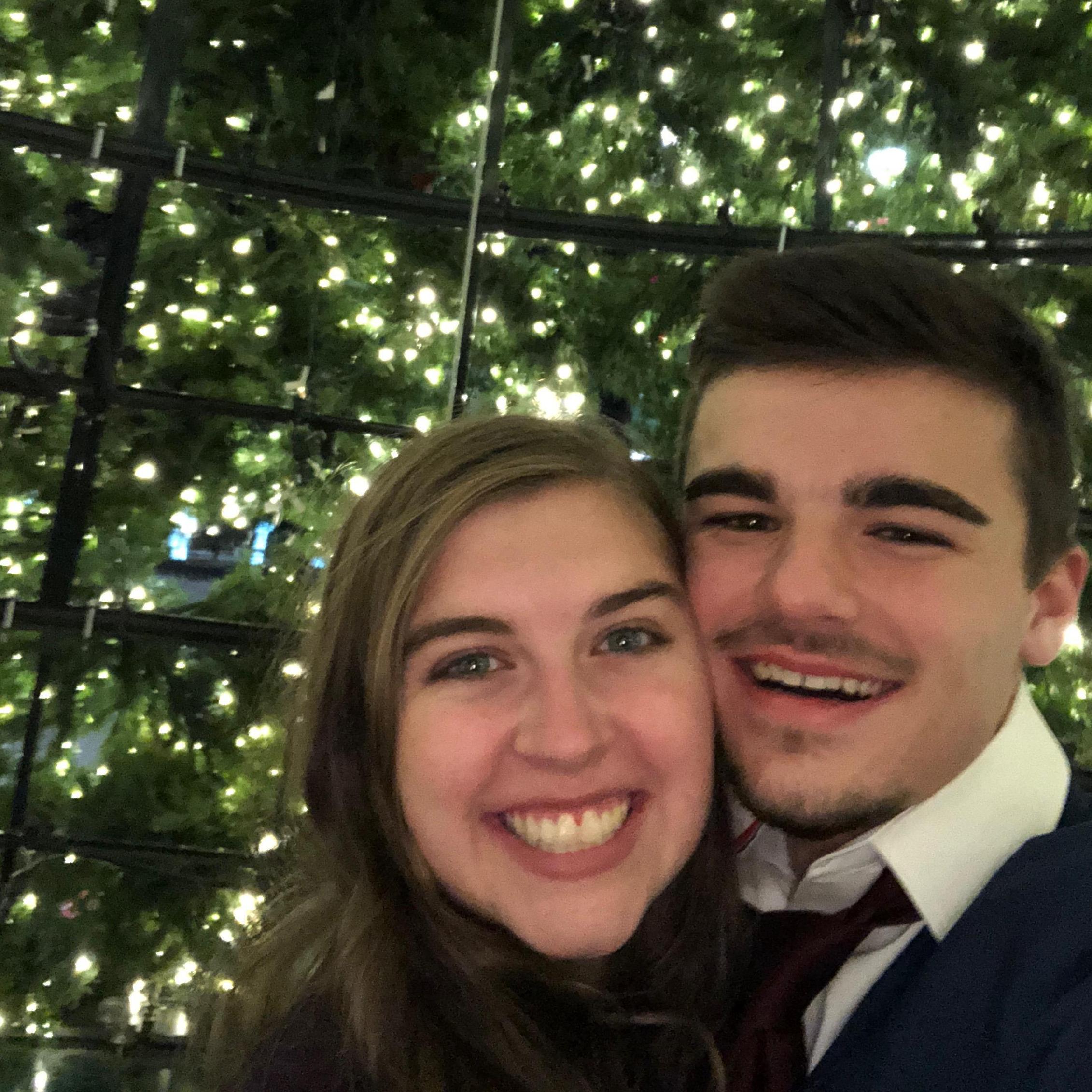 Last time in the Liberty Christmas Tree as students