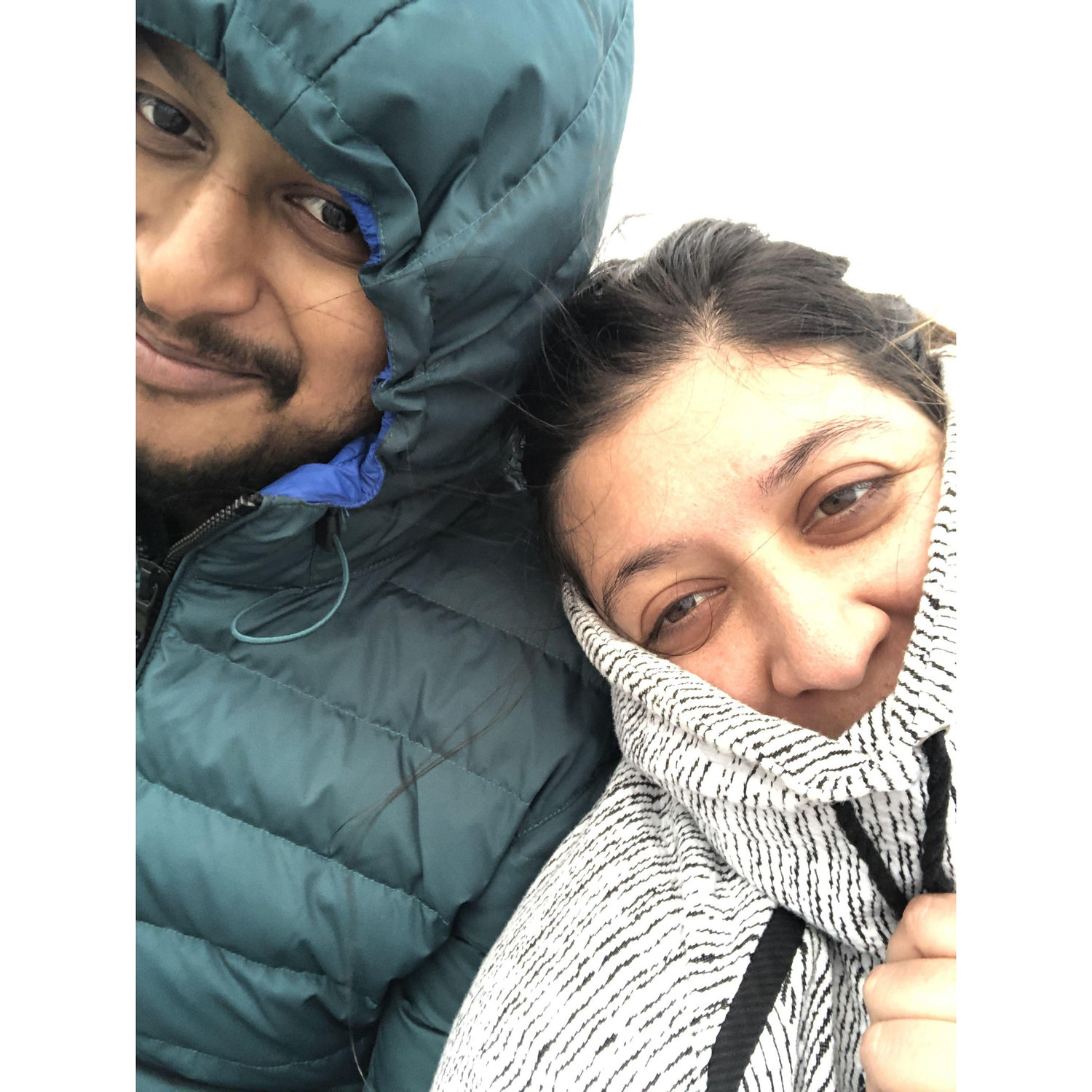 We did a trip down to Big Sur and hiked to the beach near Andrew Molera State Park. To get there you had to cross a small stream that was knee high with cold water. A guy asked us, "Wanna feel alive?"