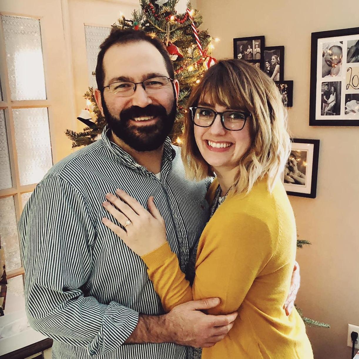 Right after Matt put a ring on Susan's finger! Holy Christmas present!