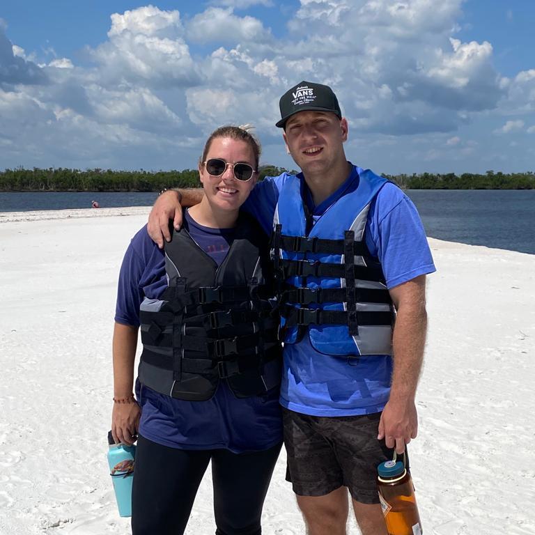 Jet skiing on a lovely Leahy family trip to Marco Island, Florida.