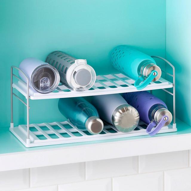 YouCopia UpSpace 2 Shelf Wide Bottle Organizer