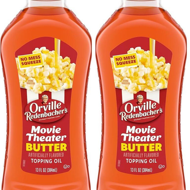 Orville Redenbacher's Movie Theater Butter Flavored Topping Oil, 13 fl oz. (Pack of 2)