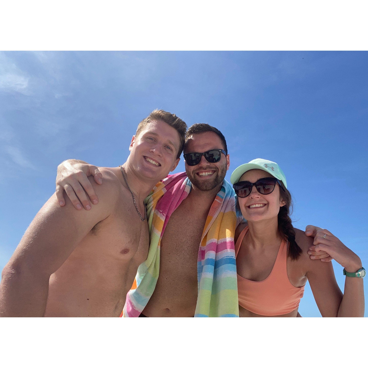 Spring break in Fort Myers with groomsman Nich Bernhard. March, 2020 (yes we almost got stuck because of COVID).
