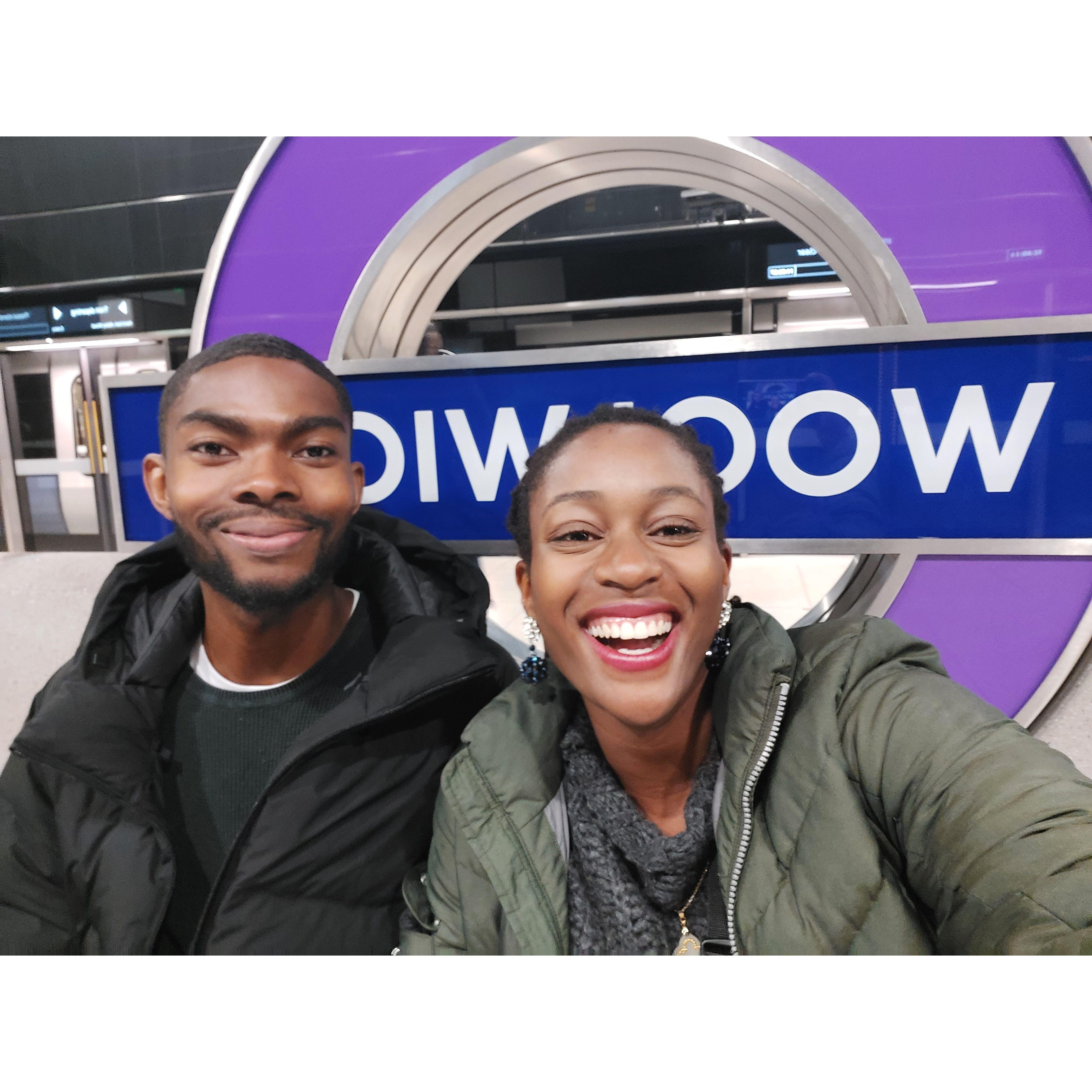 My first time visiting London with Uzo!