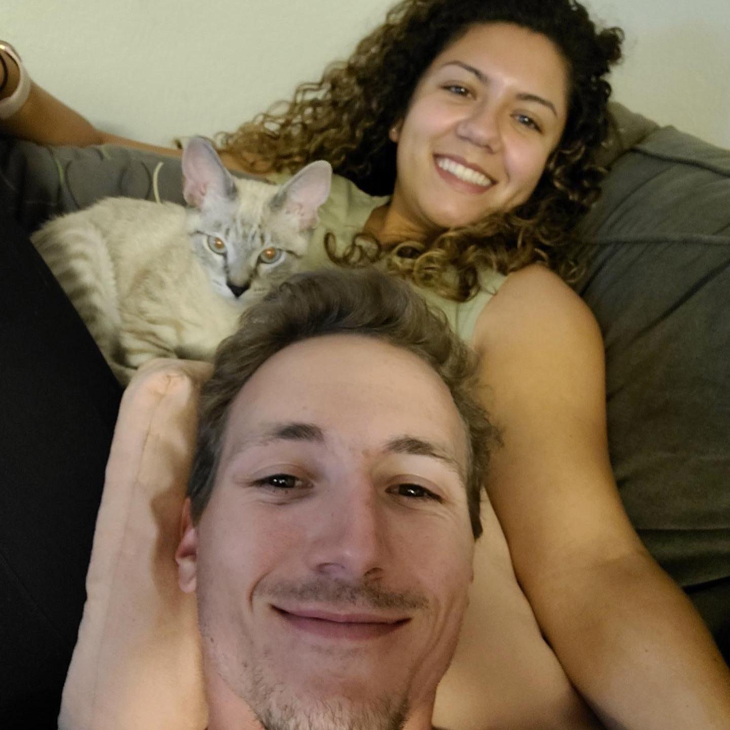 We have a cat named Pepper and we are so happy with our little family that we have, and can't wait to start the rest of our lives together.
