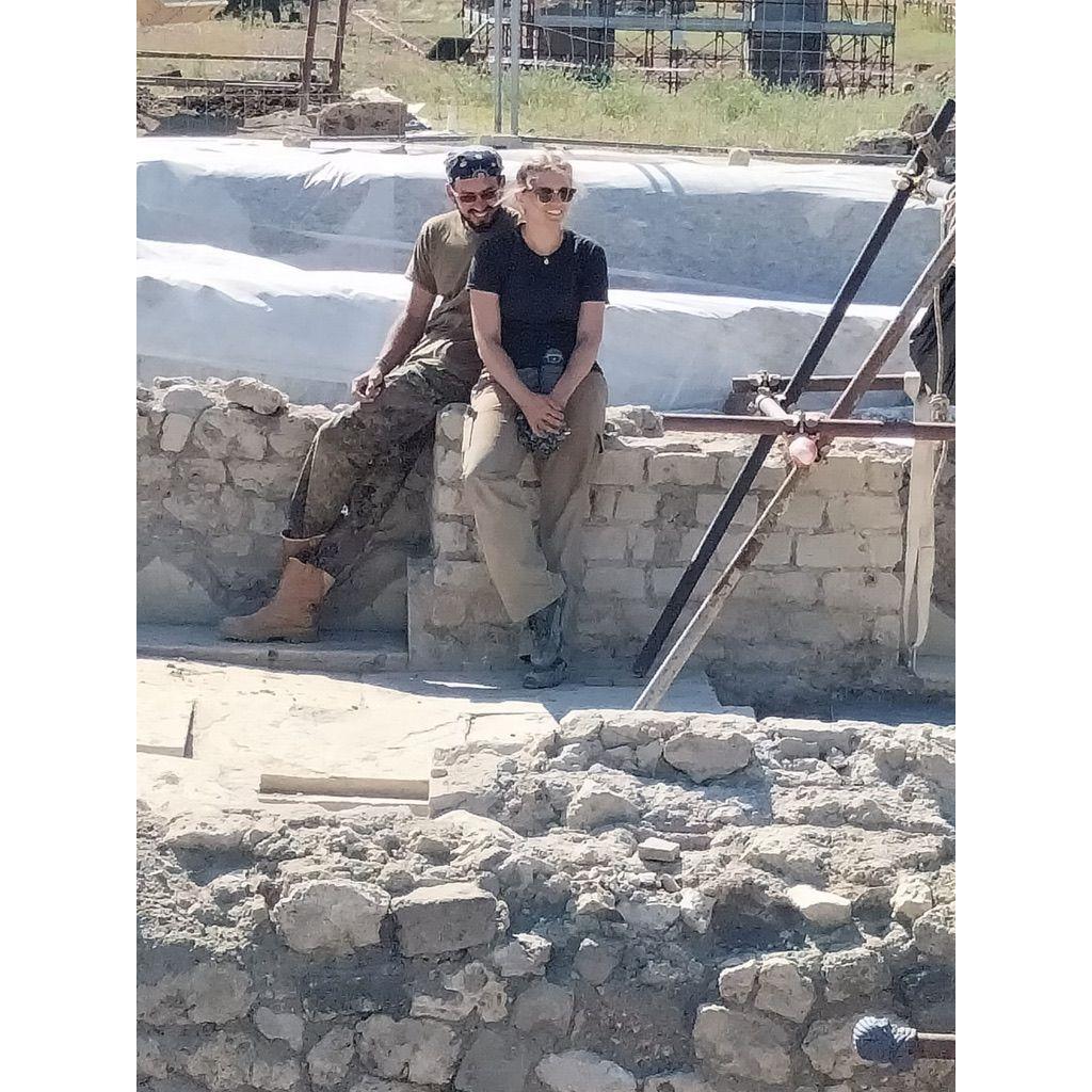 Dani and Fabio met in 2021 at an archaeological excavation.