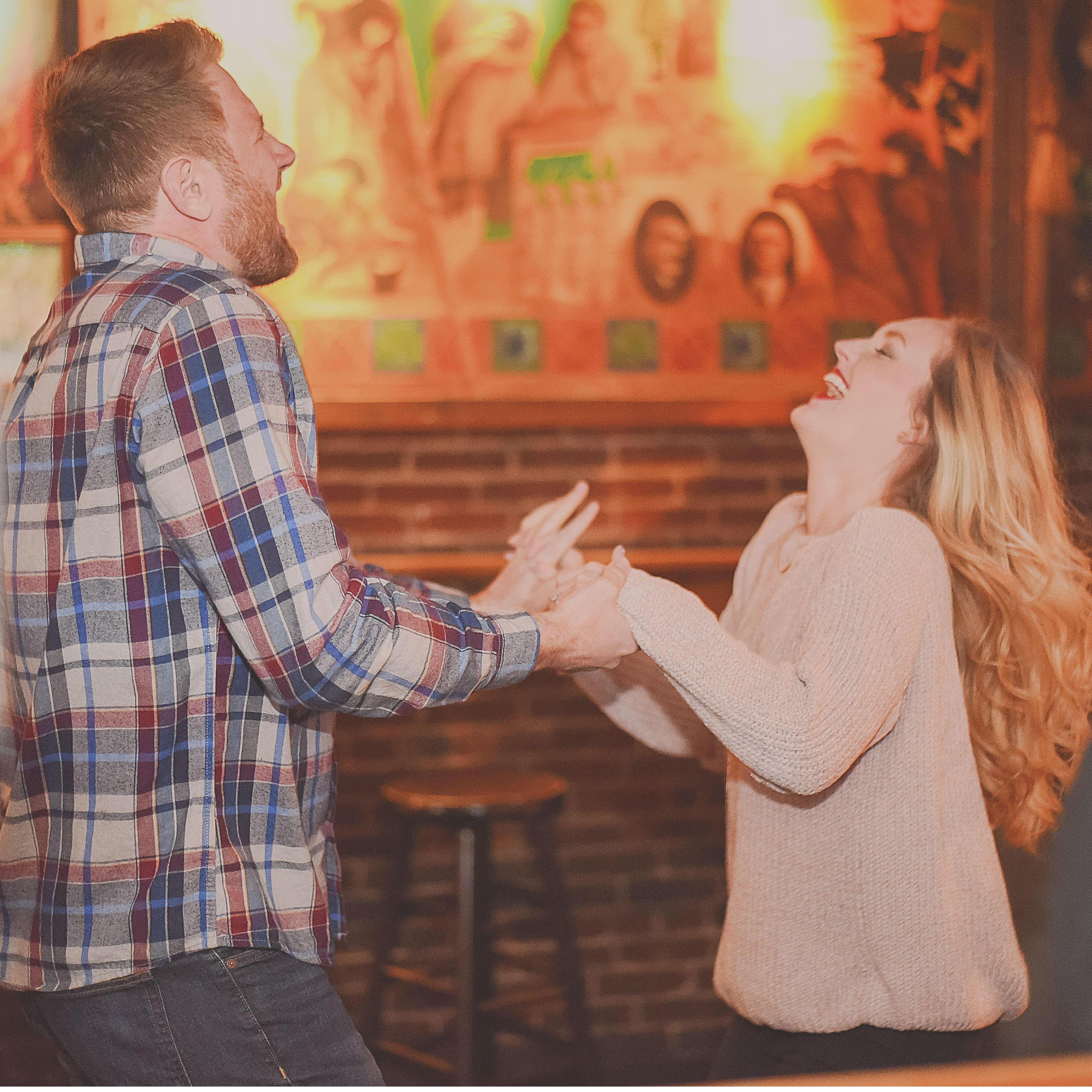 Recreating our first date at Cat's Eye Pub! (August 31, 2013)

Snapped by Jessica Carr Photography