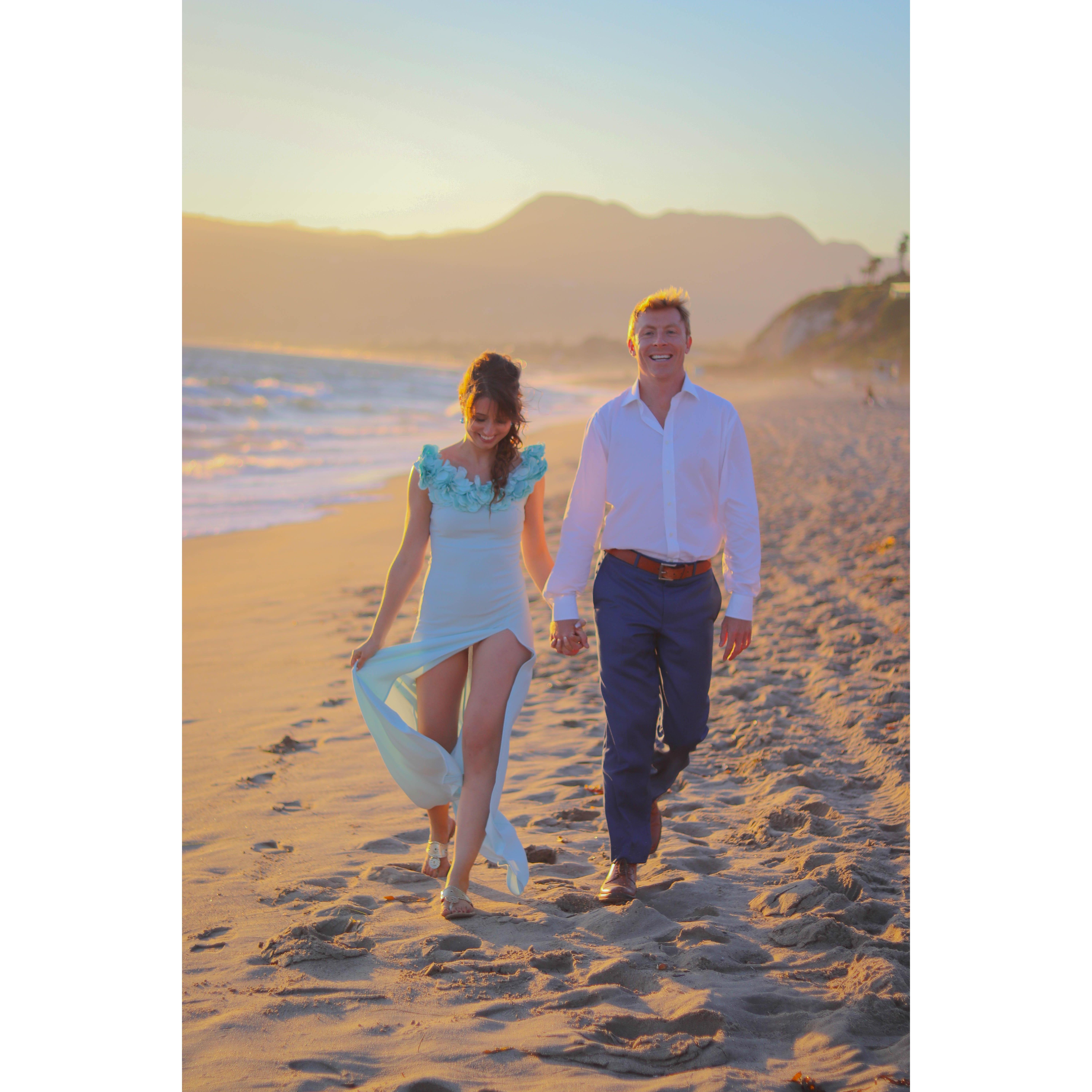 Engagement photo session in Point Dume, Malibu.
Any excuse to visit Malibu is a good reason for us.
We love this part of California so much.