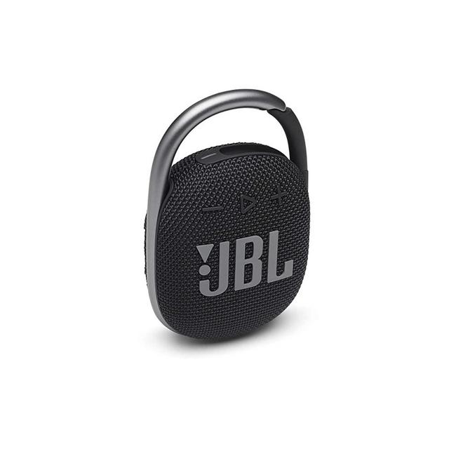 JBL Clip 4: Portable Speaker with Bluetooth, Built-in Battery, Waterproof and Dustproof Feature - Black (JBLCLIP4BLKAM)