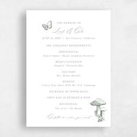 Green Wedding Program - Kalinda