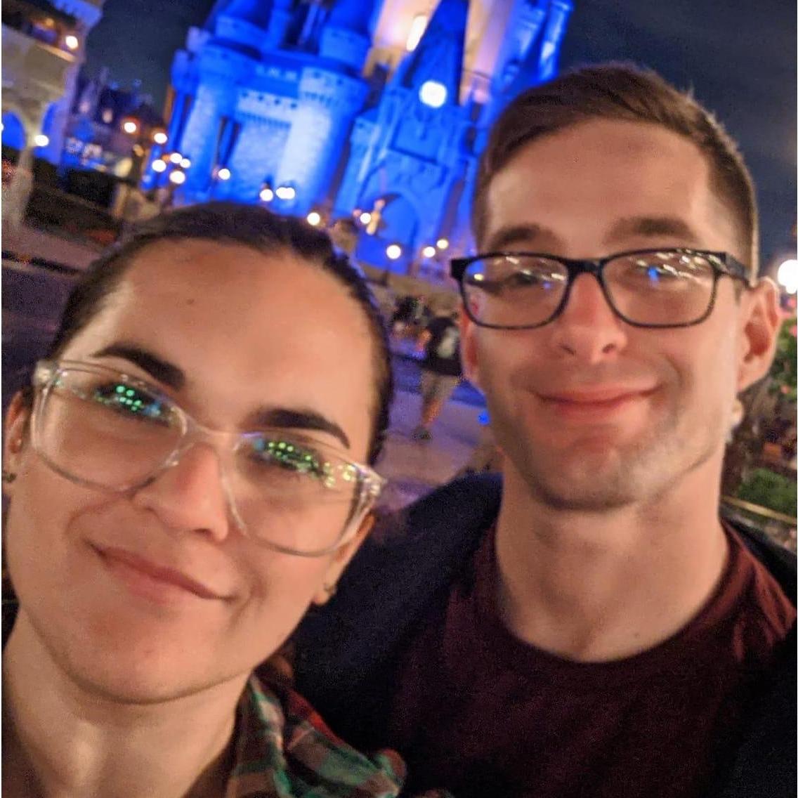 Magic Kingdom at night