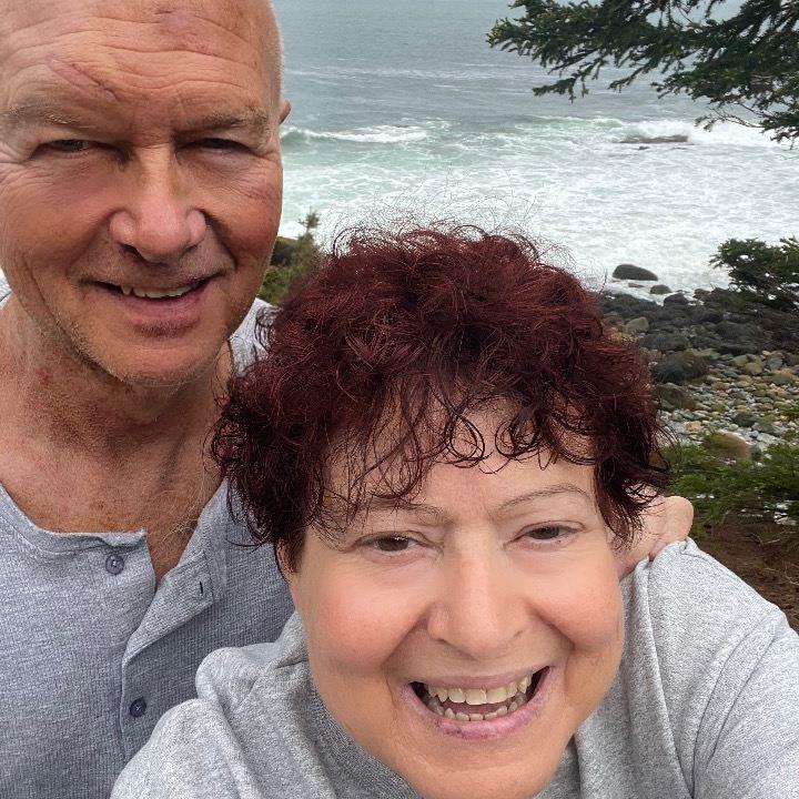 This picture was taken inside Acadia National Park last year.  We were cold and wet but we had a blast!