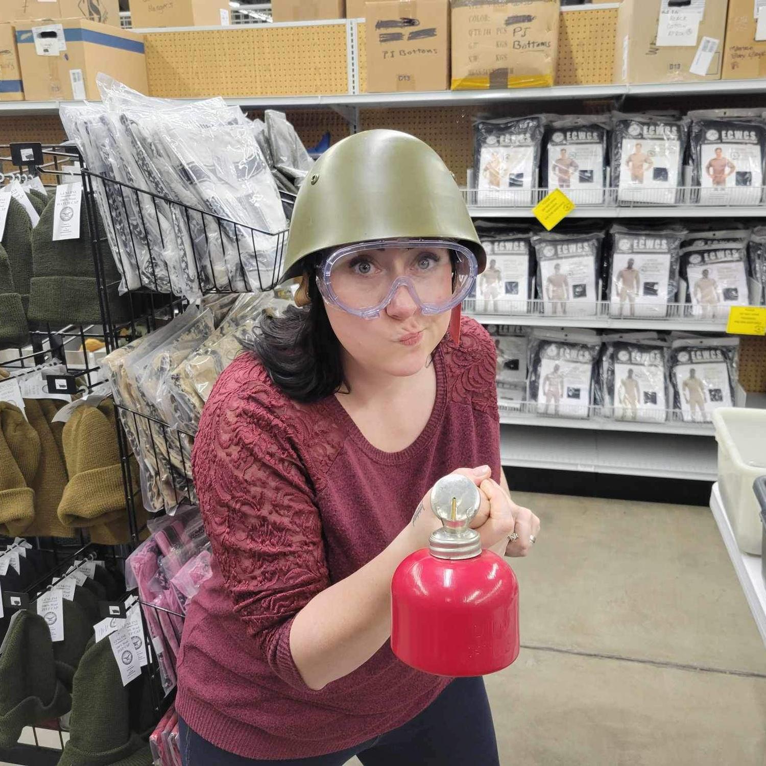 Date nights can get a little weird sometimes.