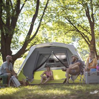 6-Person Instant Cabin Tent with Awning