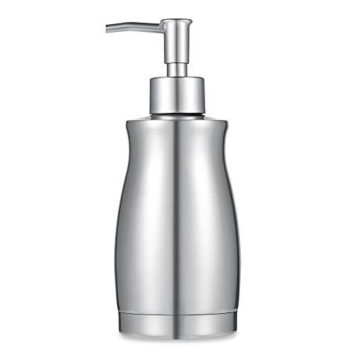 ARKTEK Soap Dispenser - Stainless Steel Rust and Leak Proof System Hand Soap Dispenser, Kitchen and Bathroom Pump for Liquid (13.5 Ounce / 400ML)