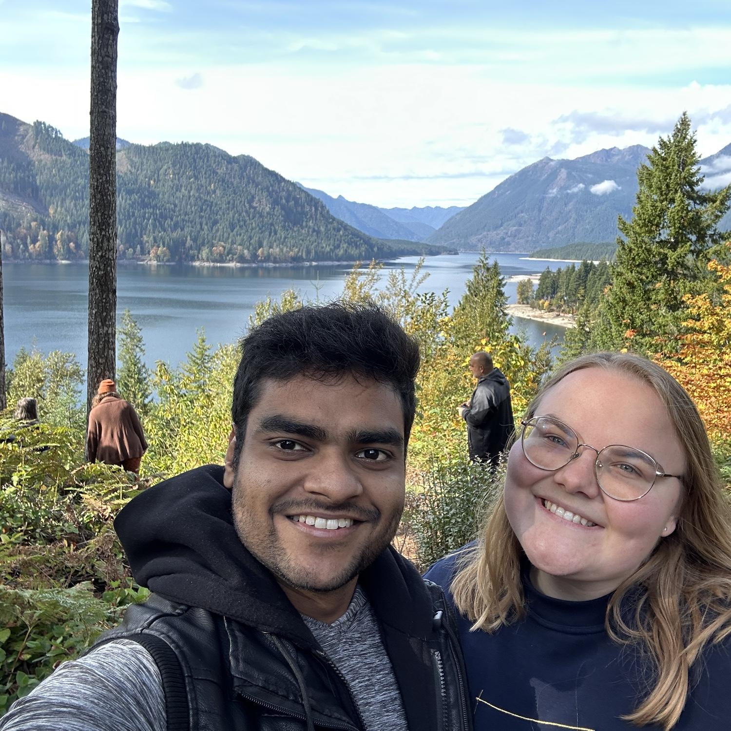 A very early picture, this is at Lake Cushman in the Hood Canal region in WA.