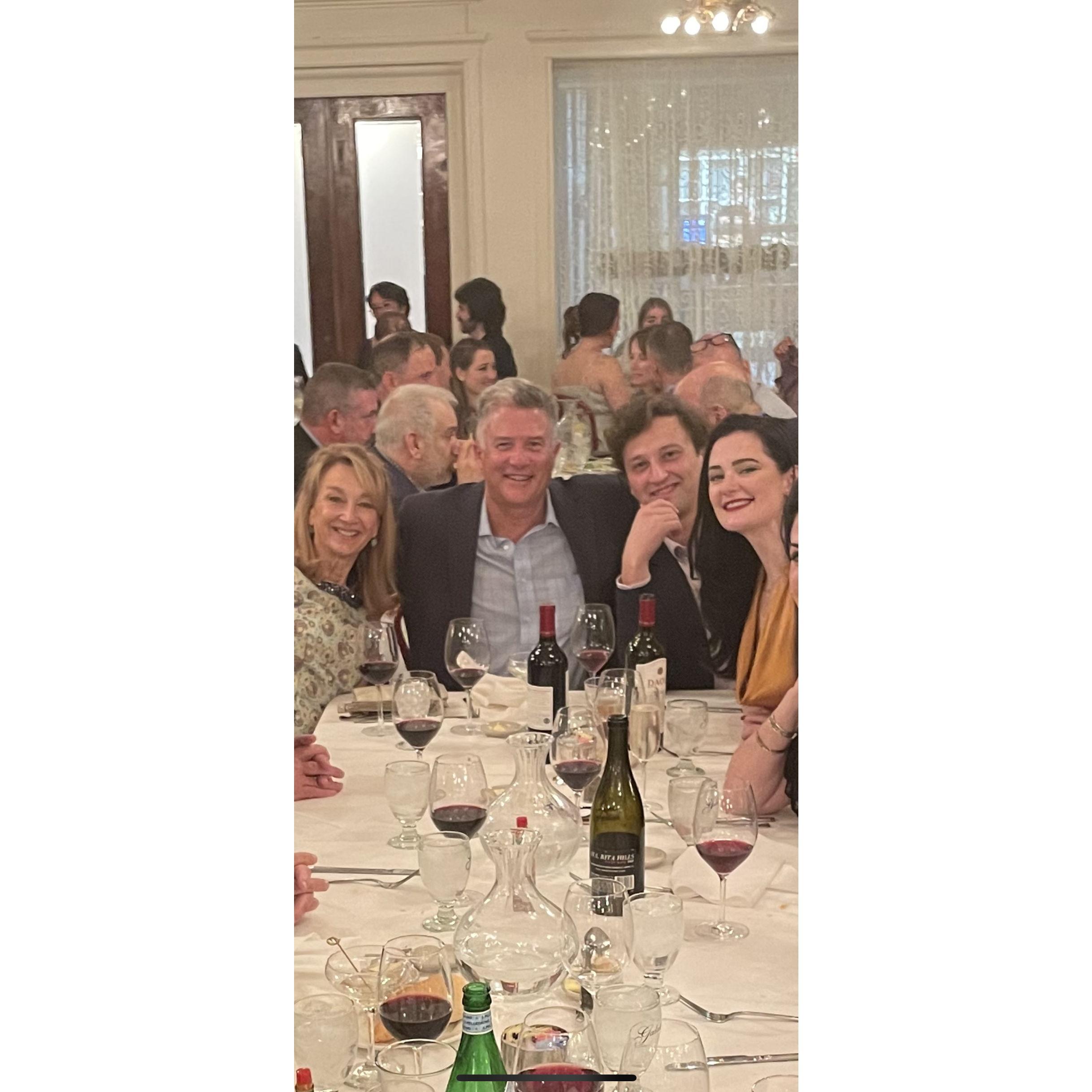 The couple's favorite spot to celebrate in NOLA - Galatoire's