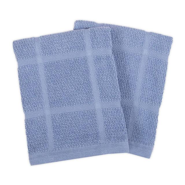 KitchenSmart® Colors Solid Dish Cloths in Capri (Set of 2)