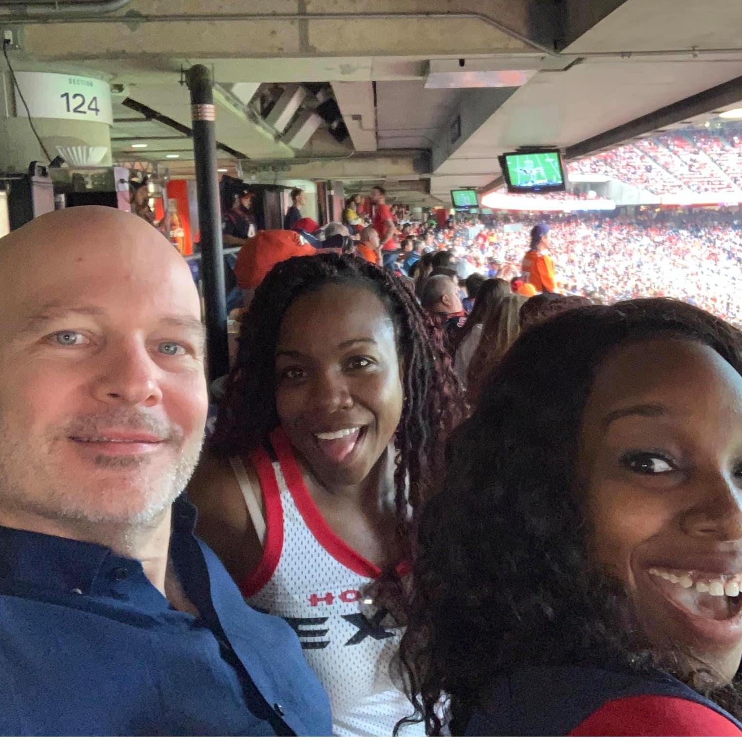 At the Texans game