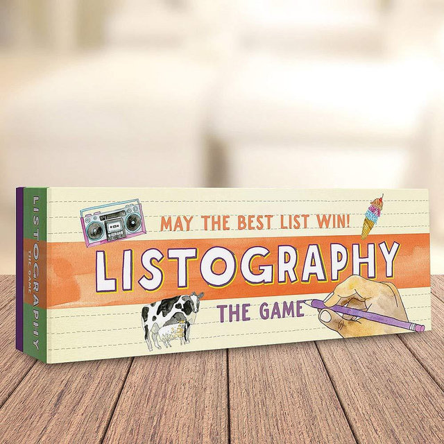 Listography: The Game: May The Best List Win! (Board Games, Games for Adults, Adult Board Games)