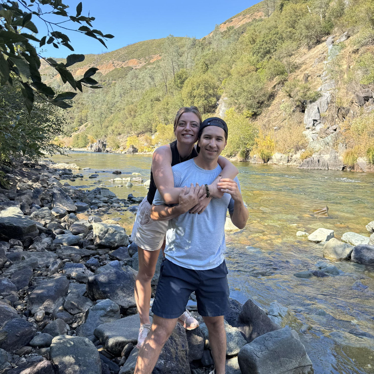 Hiking near the Confluence Trail.